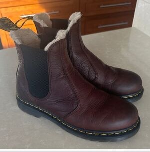Dr. Martens Fur Lined Chelsea Boots